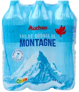 EAU DE SOURCE DE MONTAGNE AUCHAN