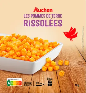 POMMES DE TERRE RISSOLÉES SURGELÉES AUCHAN