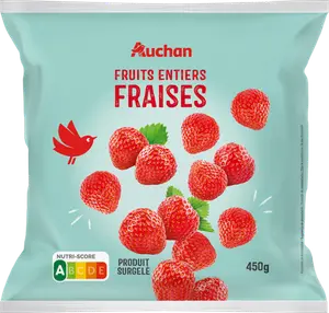 FRAISES ENTIÈRES SURGELÉES AUCHAN