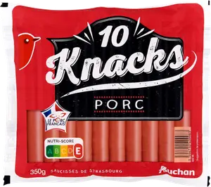 SAUCISSES KNACKS AUCHAN