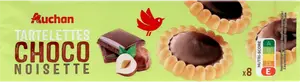 TARTELETTES CHOCO NOISETTE AUCHAN