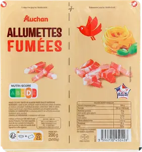 ALLUMETTES FUMÉS AUCHAN