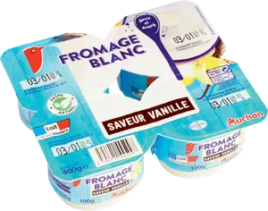 FROMAGE BLANC SAVEUR VANILLE AUCHAN