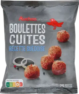 BOULETTES CUITES SURGELÉES AUCHAN