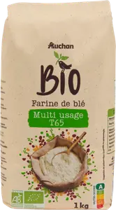 FARINE DE BLÉ T65 BIO AUCHAN