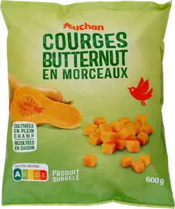 COURGES BUTTERNUT SURGELÉES AUCHAN
