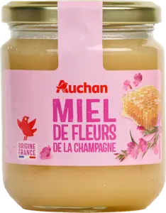 MIEL DE FLEURS DE LA CHAMPAGNE AUCHAN FILIÈRE CULTIVONS LE BON
