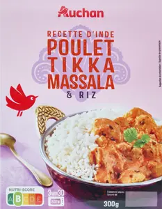 POULET TIKKA MASSALA & RIZ AUCHAN