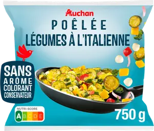 POÊLÉE DE LÉGUMES À L'ITALIENNE SURGELÉS AUCHAN