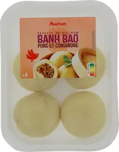 BANH BAO AU PORC ET CORIANDRE AUCHAN