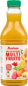 JUS PRÉSSÉ MULTIFRUITS AUCHAN