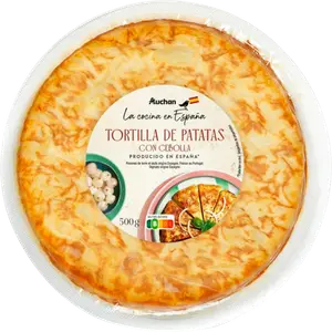 TORTILLA AUX OIGNONS AUCHAN LA COCINA EN ESPANA