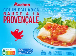 COLIN D'ALASKA SAUCE À LA PROVENÇALE SURGELÉ AUCHAN