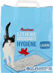 LITIÈRE ABSORBANTE HYGIÈNE AUCHAN