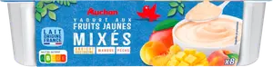 YAOURT AUX FRUITS JAUNES MIXÉS AUCHAN