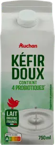 LAIT FRAIS FERMENTÉ KÉFIR DOUX AUCHAN