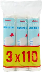 DISQUES À DEMAQUILLER AUCHAN