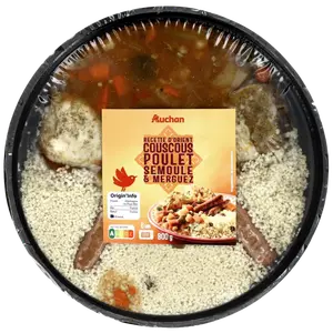 COUSCOUS POULET MERGUEZ AUCHAN
