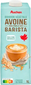 BOISSON VÉGÉTALE AVOINE BARISTA AUCHAN