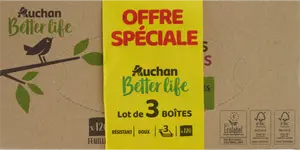BOITE DE MOUCHOIRS AUCHAN BETTER LIFE