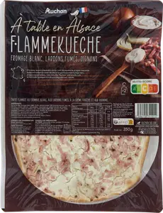 FLAMMEKUECHE AUCHAN À TABLE EN FRANCE