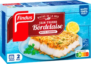 COLIN D'ALASKA MSC À LA BORDELAISE SURGELÉ FINDUS