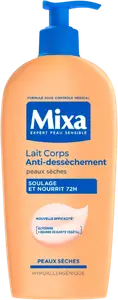 MIXA Lait corps anti-dessèchement glycérine et beurre de karité peaux sèches 400ml
