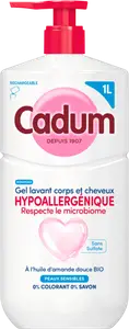 Gel douche et shampoing 2en1 hypoallergénique