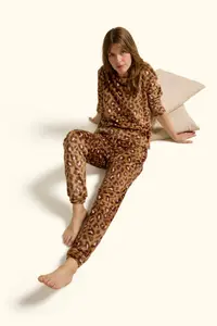 PYJAMA VELOURS CÔTELÉ FEMME INEXTENSO
