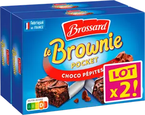 BROWNIE À PARTAGER CHOCO PÉPITES BROSSARD
