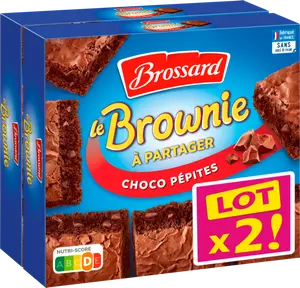 BROWNIE CHOCO PÉPITES BROSSARD