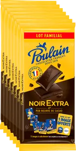 TABLETTES DE CHOCOLAT NOIR EXTRA POULAIN