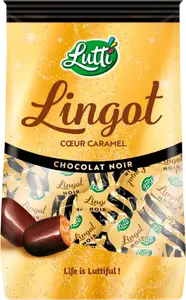 LINGOT BONBONS CHOCOLAT NOIR CARAMEL LUTTI