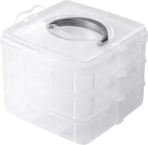 3 BOITES DE RANGEMENT EMPILABLE AVEC COMPARTIMENT ACTUEL