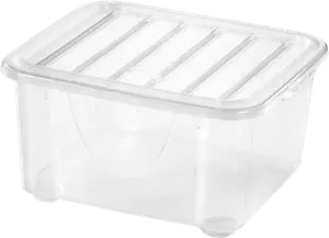 BOÎTE DE RANGEMENT 2L AVEC COUVERCLE PLASTIQUE