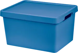 BOITE EN PLASTIQUE 16L BLEU ACTUEL