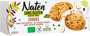 COOKIES SANS GLUTEN SAVEUR CHOCOLAT NOISETTE BIO NATEN