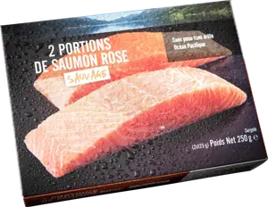 PORTIONS DE SAUMON SAUVAGE CONGELÉES