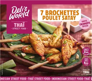Brochettes Poulet Satay Deli S World