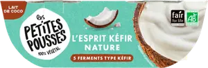 DESSERT VÉGÉTAL KÉFIR AU LAIT DE COCO BIO LES PETITES POUSSES