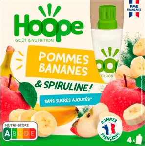 COMPOTE SAVEUR POMME BANANE BIO HOOPE