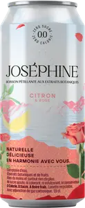 EAU PÉTILLANTE CITRON & ROSE JOSÉPHINE