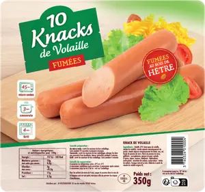 KNACKS DE VOLAILLE FUMÉES