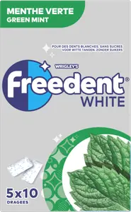 Chewing-gum à la menthe verte