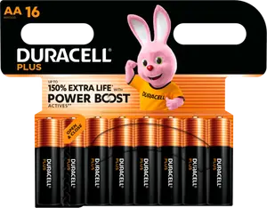 LOT DE 16 PILES PLUS POWERBOOST