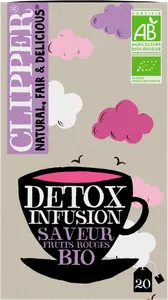 INFUSION DÉTOX AUX FRUITS ROUGES BIO CLIPPER
