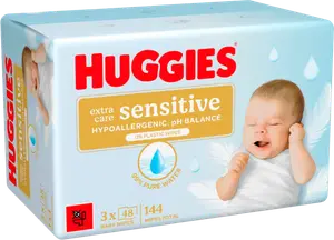 LINGETTES SENSITIVE EXTRA CARE HUGGIES