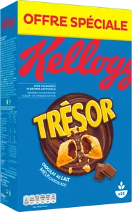 CÉRÉALES CHOCOLAT AU LAIT TRÉSOR KELLOGG'S