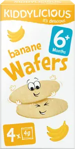 Gaufrettes à la banane dès 6 mois