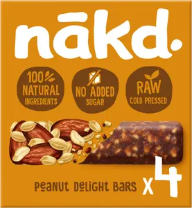 BARRES DE CÉRÉALES CACAHUÈTES PEANUT DELIGHT NAKD